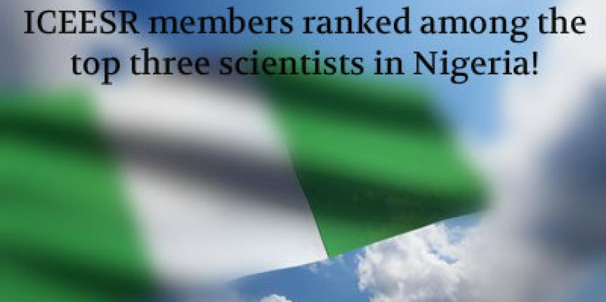 ICEESR Celebrates Her Top Ranked Researchers in Nigeria